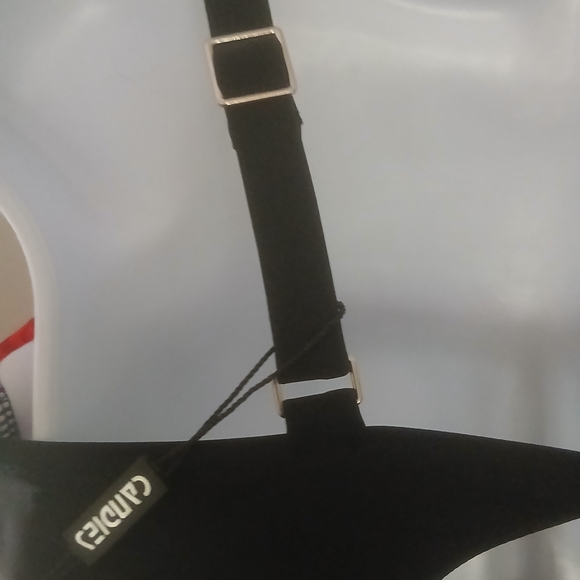 Candie's Red and Black Ombré One Piece Swimsuit - Picture 5 of 8